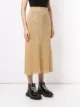 MSGM high-waisted ribbed knit skirt