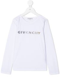 ＜Farfetch＞ 29%OFF！Givenchy Kids ロングスリーブ トップ - ホワイト画像