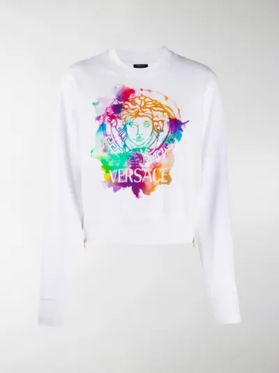 versace tie dye sweatshirt