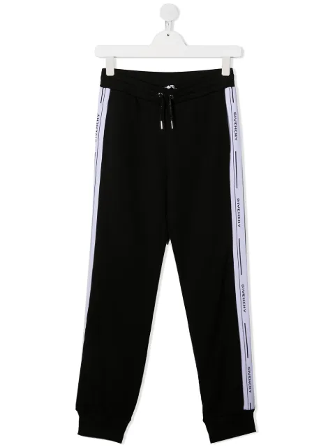 Givenchy Kids بنطال رياضي بشريط شعار الماركة