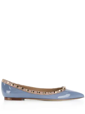 valentino studded flats