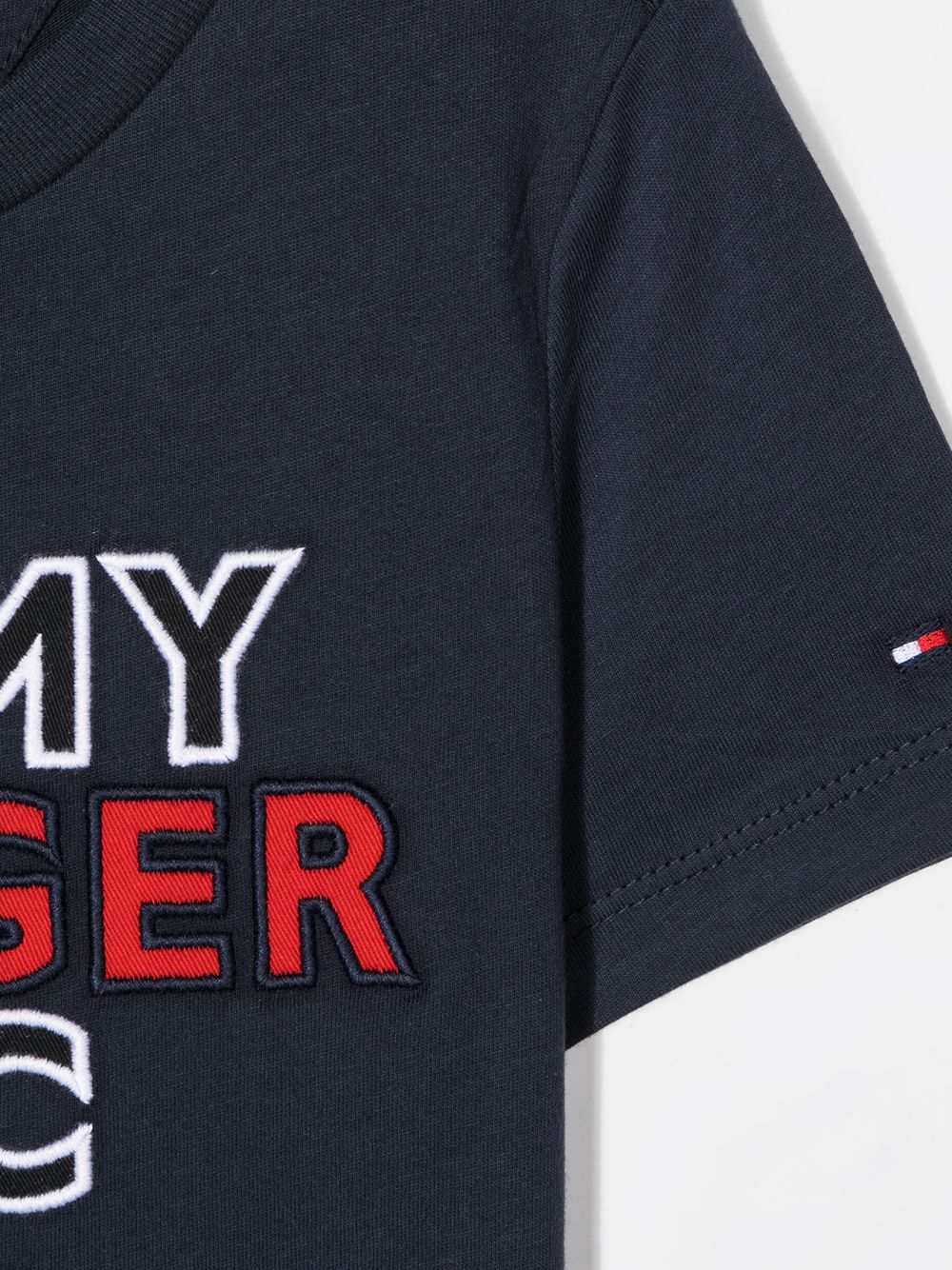 фото Tommy hilfiger junior футболка с вышитым логотипом