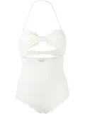 Marysia scalloped-edge one piece - White