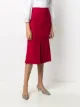 Victoria Beckham inverted-pleat midi skirt