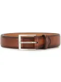 Magnanni ombre finish belt - Brown