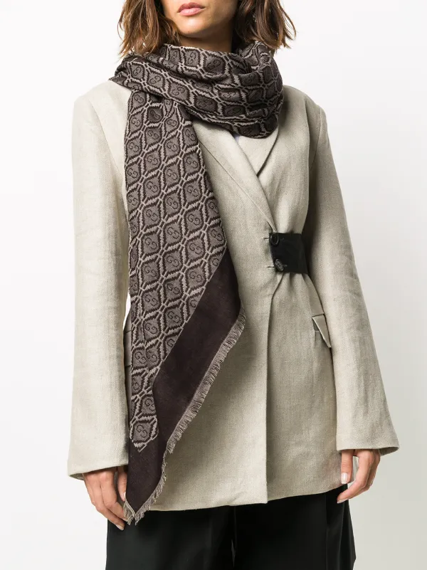 gucci monogram scarf