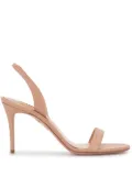 Aquazzura So Nude 85mm sandals - Neutrals