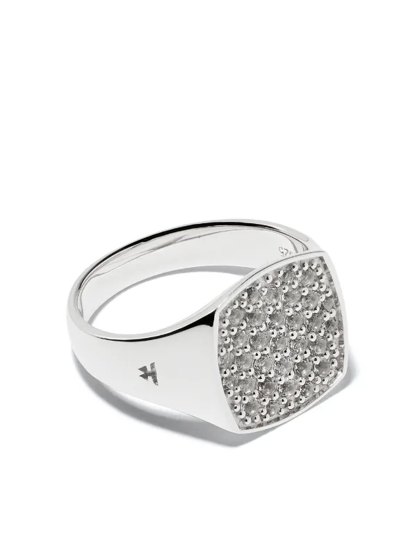 Tom Wood Mini Cushion Topaz Ring - Farfetch