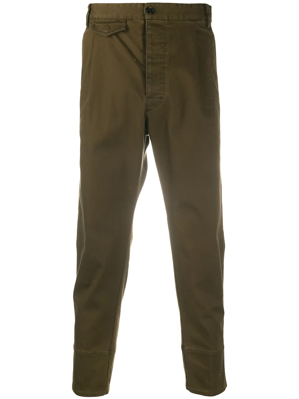 

Dsquared2 high-waisted military trousers - Green