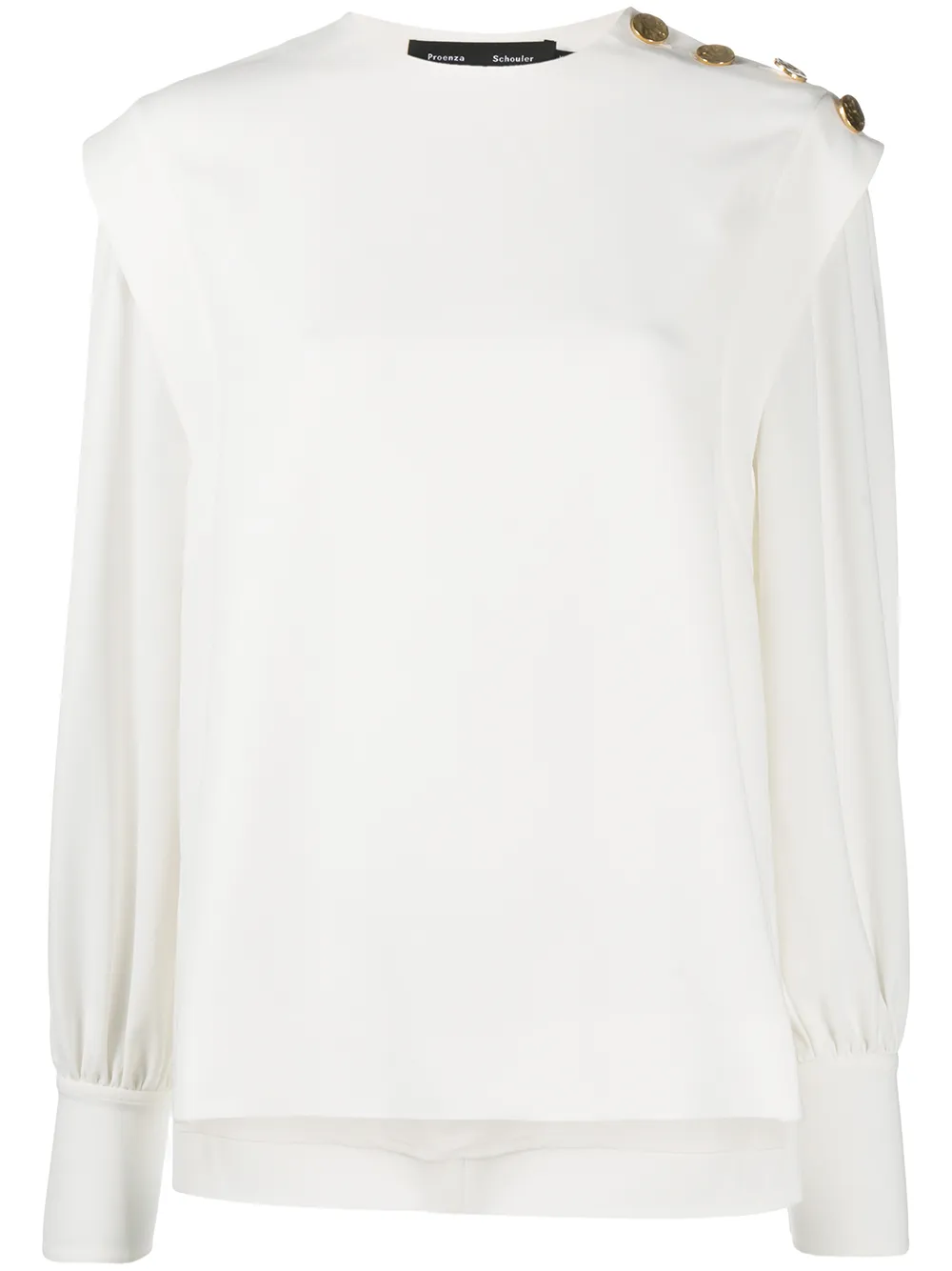Proenza Schouler faux-button Detail Blouse xZTwz TG0wf Proenza Schouler faux-button Detail Blouse xZTwz TG0wf