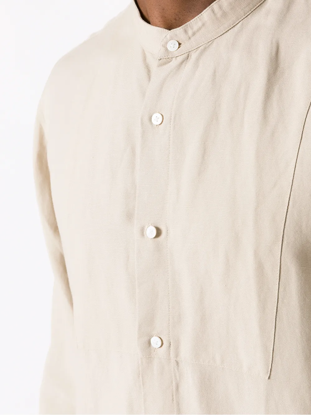 Osklen Underlay Long-sleeved Shirt In Neutrals