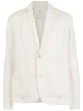 Osklen single-breasted linen blazer - White