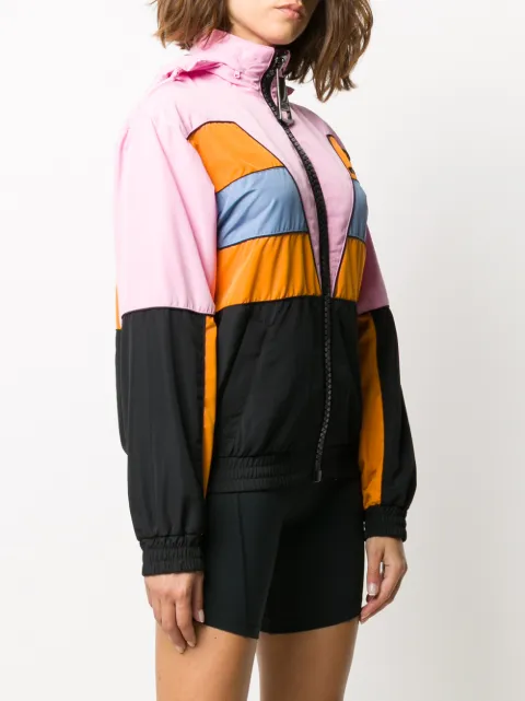 Moschino Broken Logo colour-block Windbreaker - Farfetch