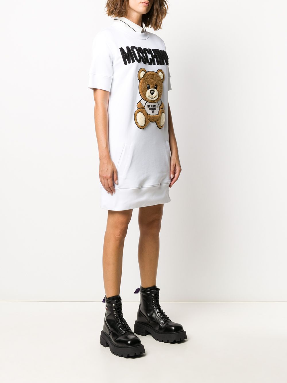 фото Moschino платье-толстовка teddy bear