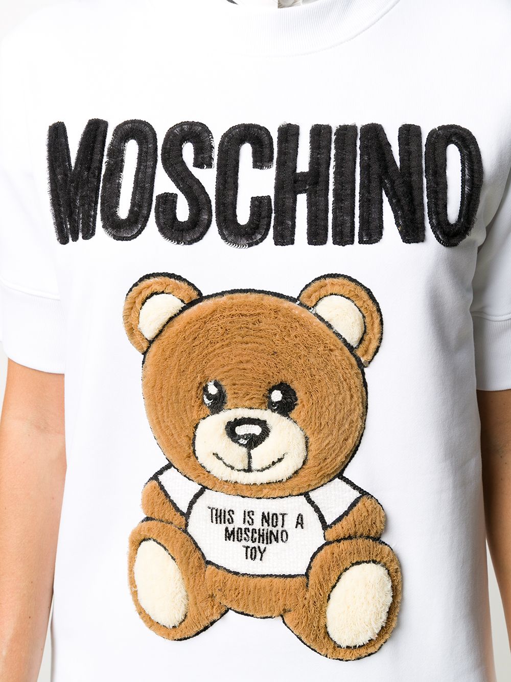 фото Moschino платье-толстовка teddy bear