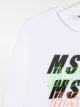 Msgm Kids كنزة بشعار متكرر