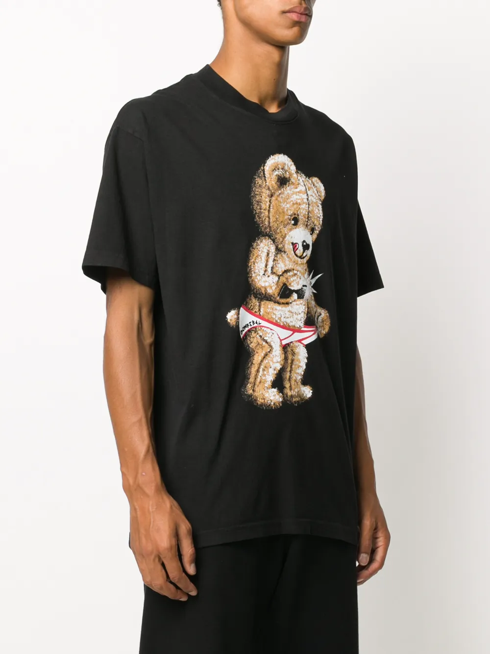 DOMREBEL T-shirt met print Zwart