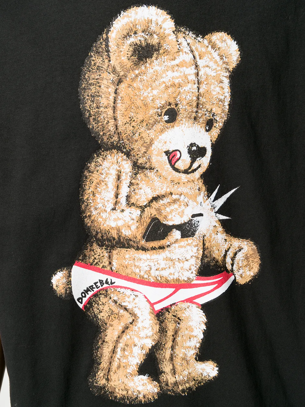 DOMREBEL T-shirt met print Zwart