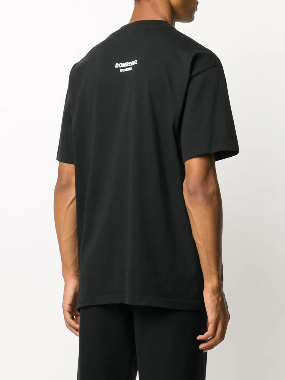 DOMREBEL T-shirt met print Zwart