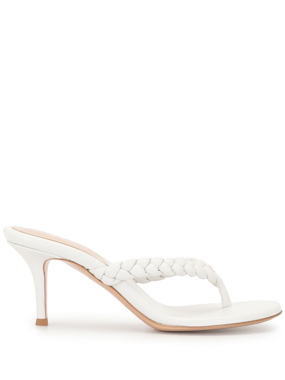 Image 1 of Gianvito Rossi Tropea 70mm braided thong mules