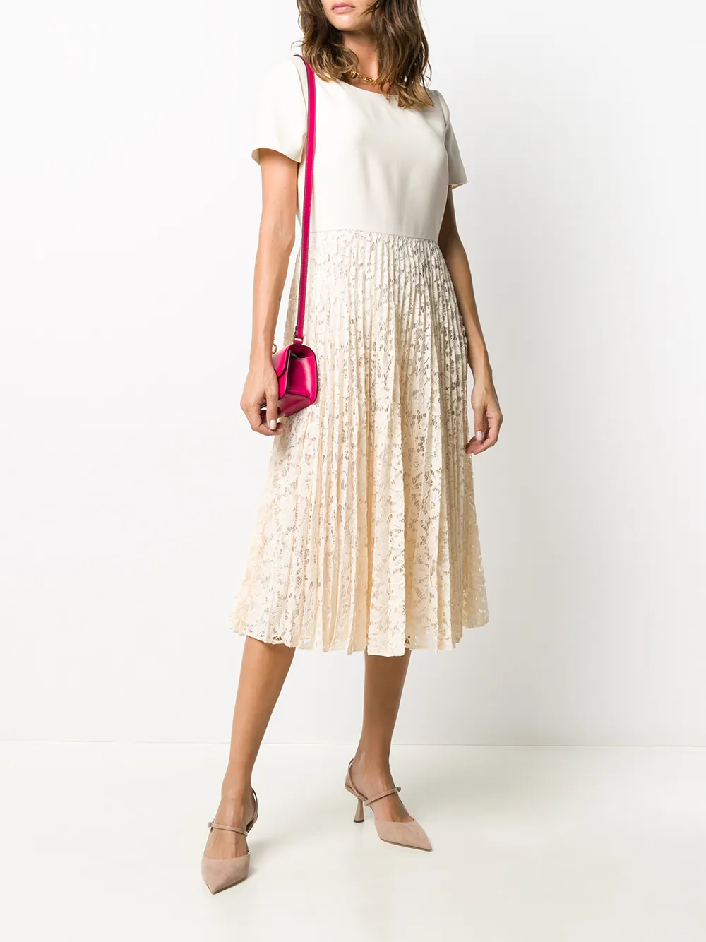 Valentino Garavani Midi-jurk Beige