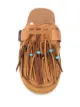 Alanui fringed beaded slippers