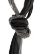 Peserico leather thread necklace