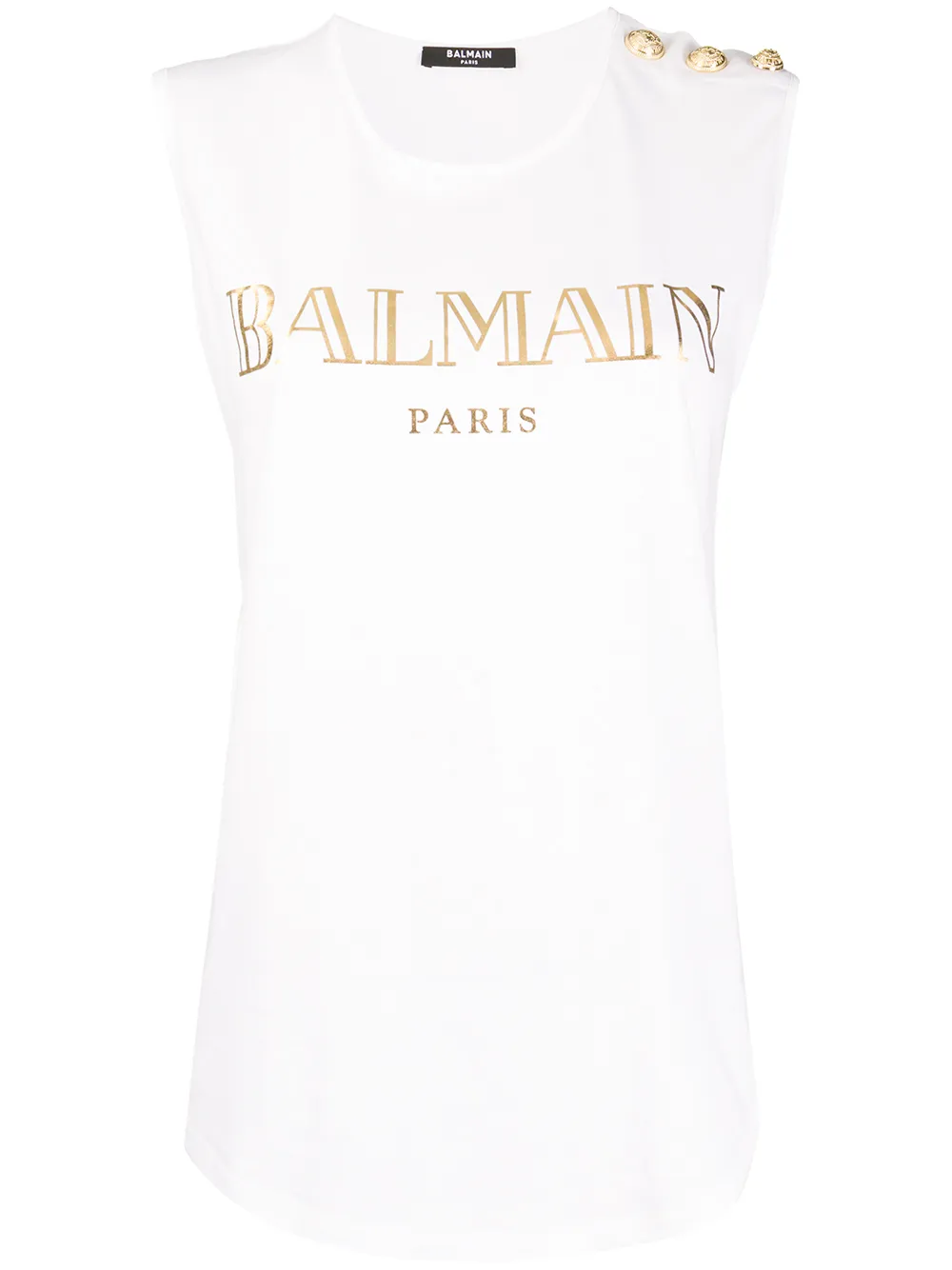 Balmain Top Mit Logo-Print Ateyl vHF1K Balmain Top Mit Logo-Print Ateyl vHF1K
