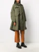 sacai oversized layered coat