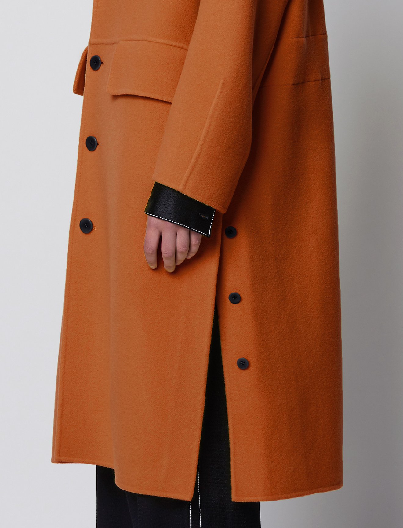 Wool Cashmere Double Face Coat #3
