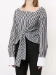 Proenza Schouler striped tie top