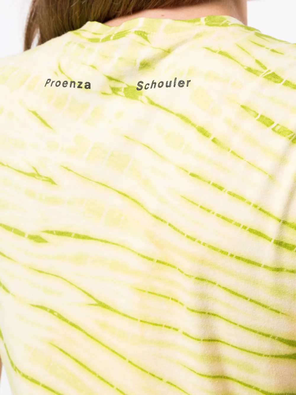 фото Proenza schouler white label футболка с принтом тай-дай