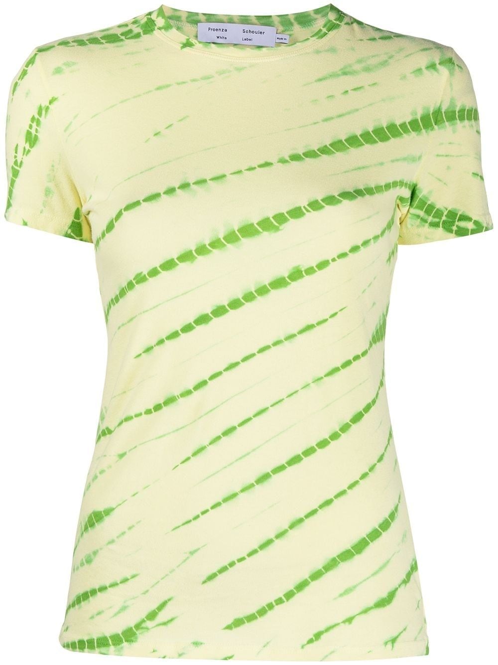 Shop Proenza Schouler White Label tie-dye stretch T-shirt with Express ...