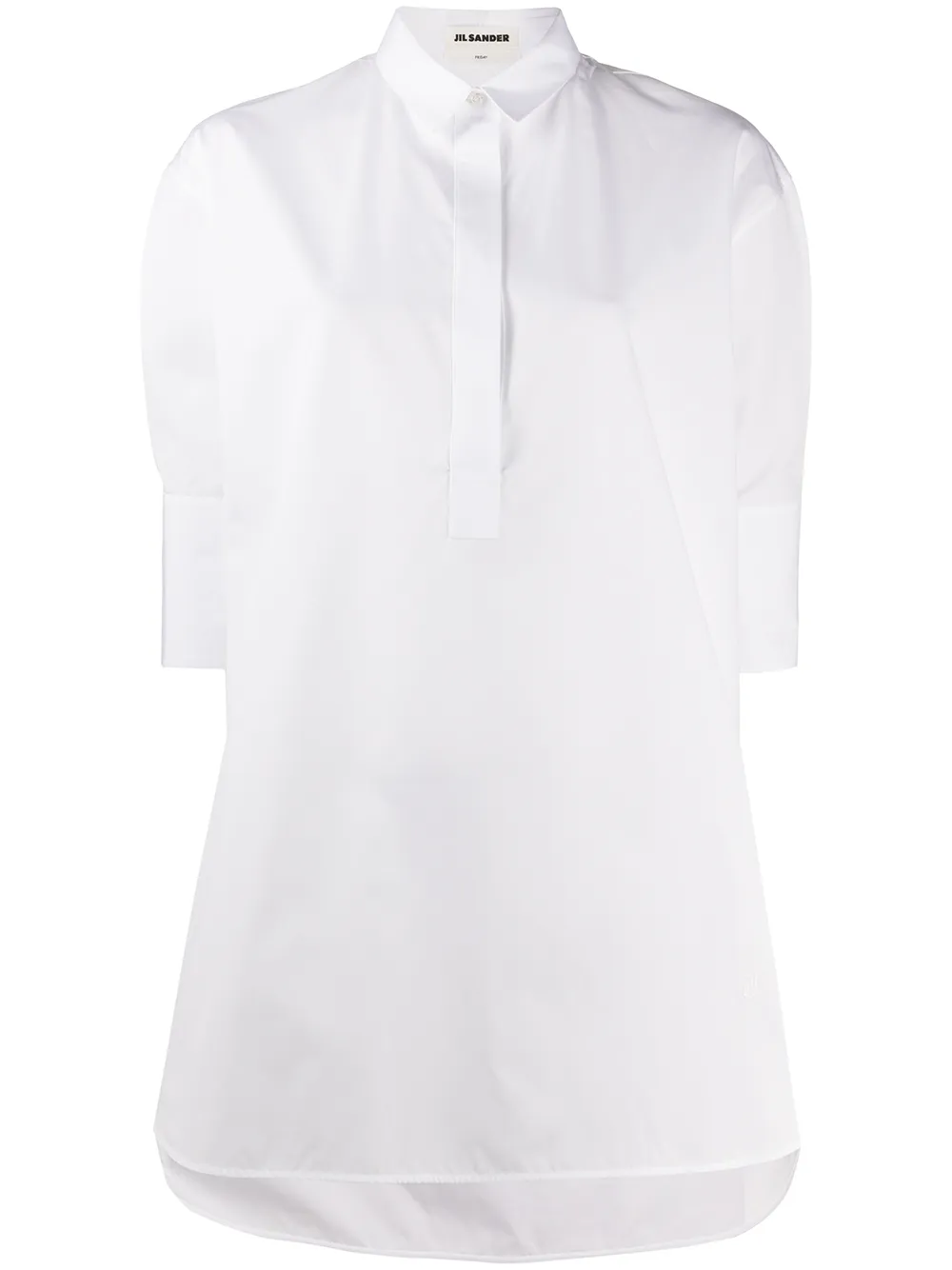 Jil Sander Hemd Mit Dreiviertelärmeln SFM3h Ddx6G Jil Sander Hemd Mit Dreiviertelärmeln SFM3h Ddx6G