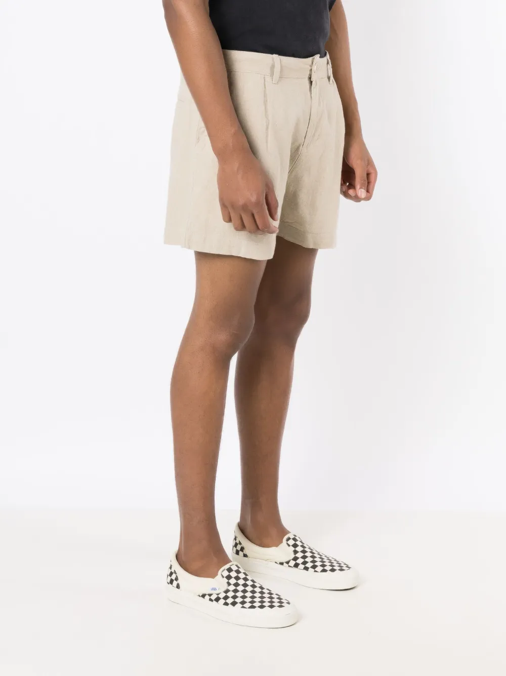 Osklen Geplooide chino shorts Beige