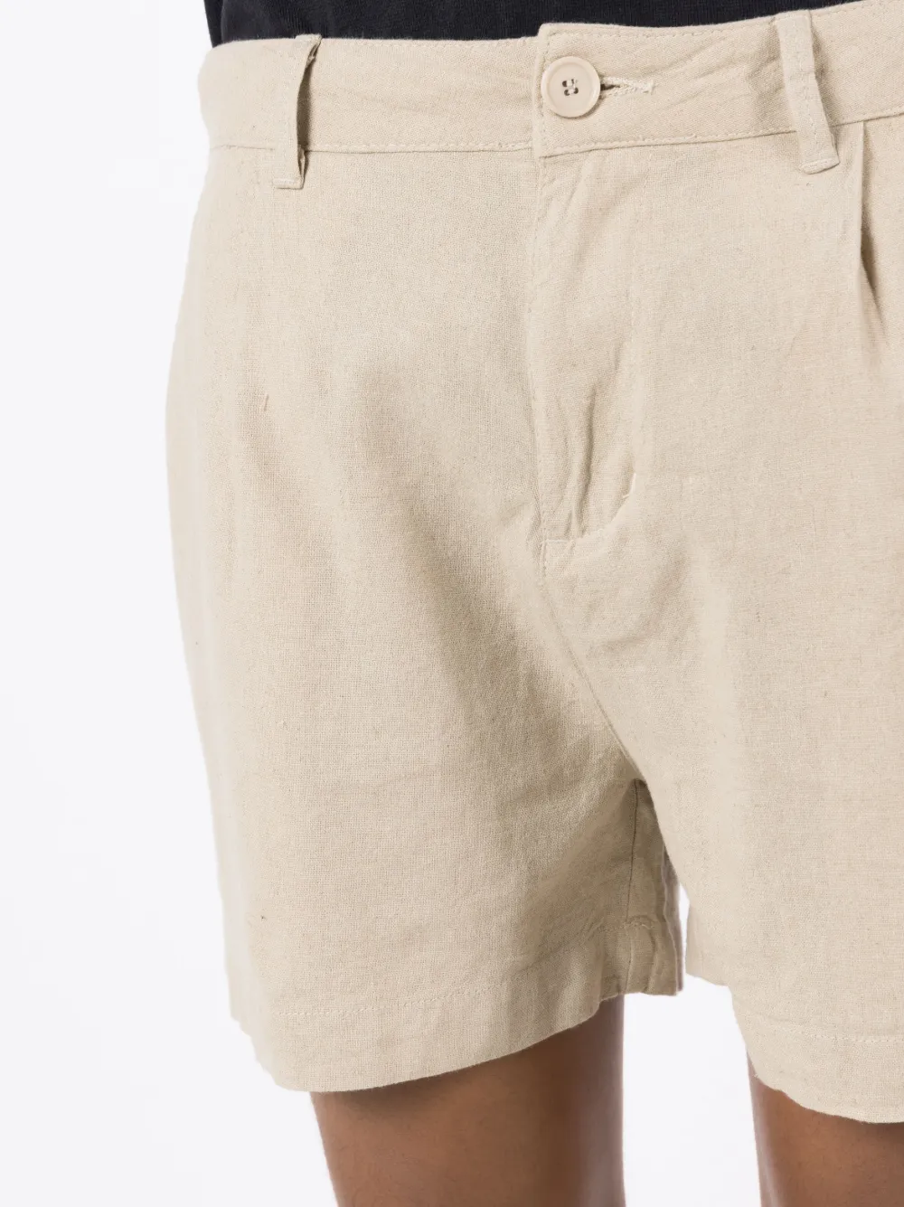 Osklen Geplooide chino shorts Beige