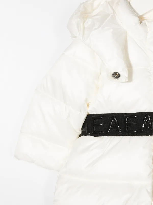 armani white coat