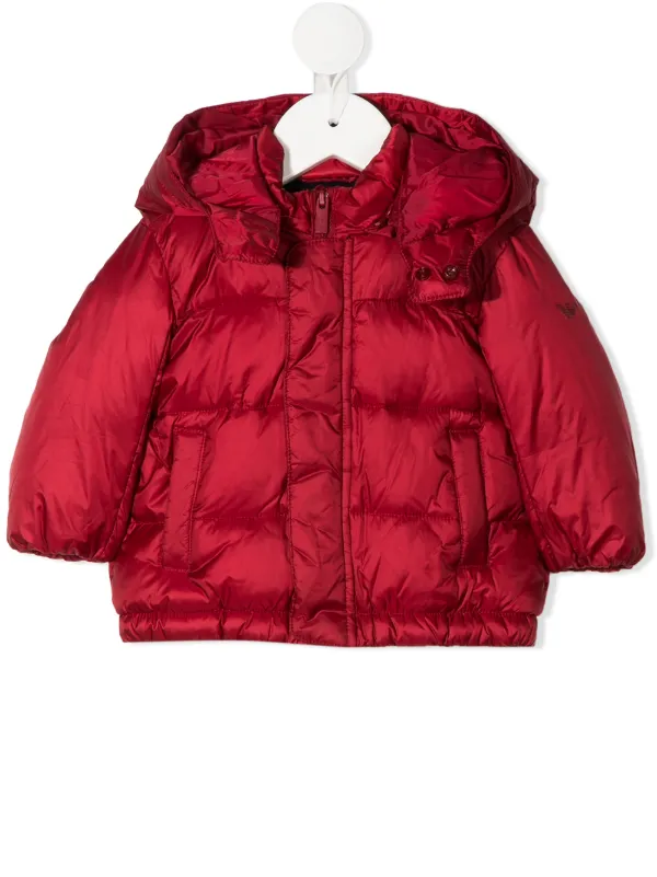 armani padded coat