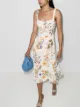 Image 2 of Reformation Camari floral-print midi dress