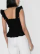 Reformation junebug smocked top