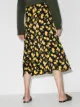 Reformation Bea lemon print midi skirt
