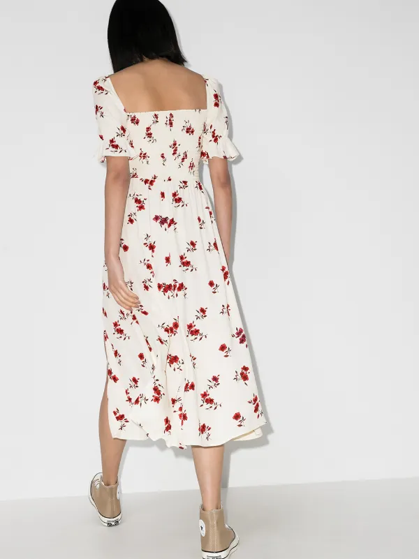 reformation flower dress