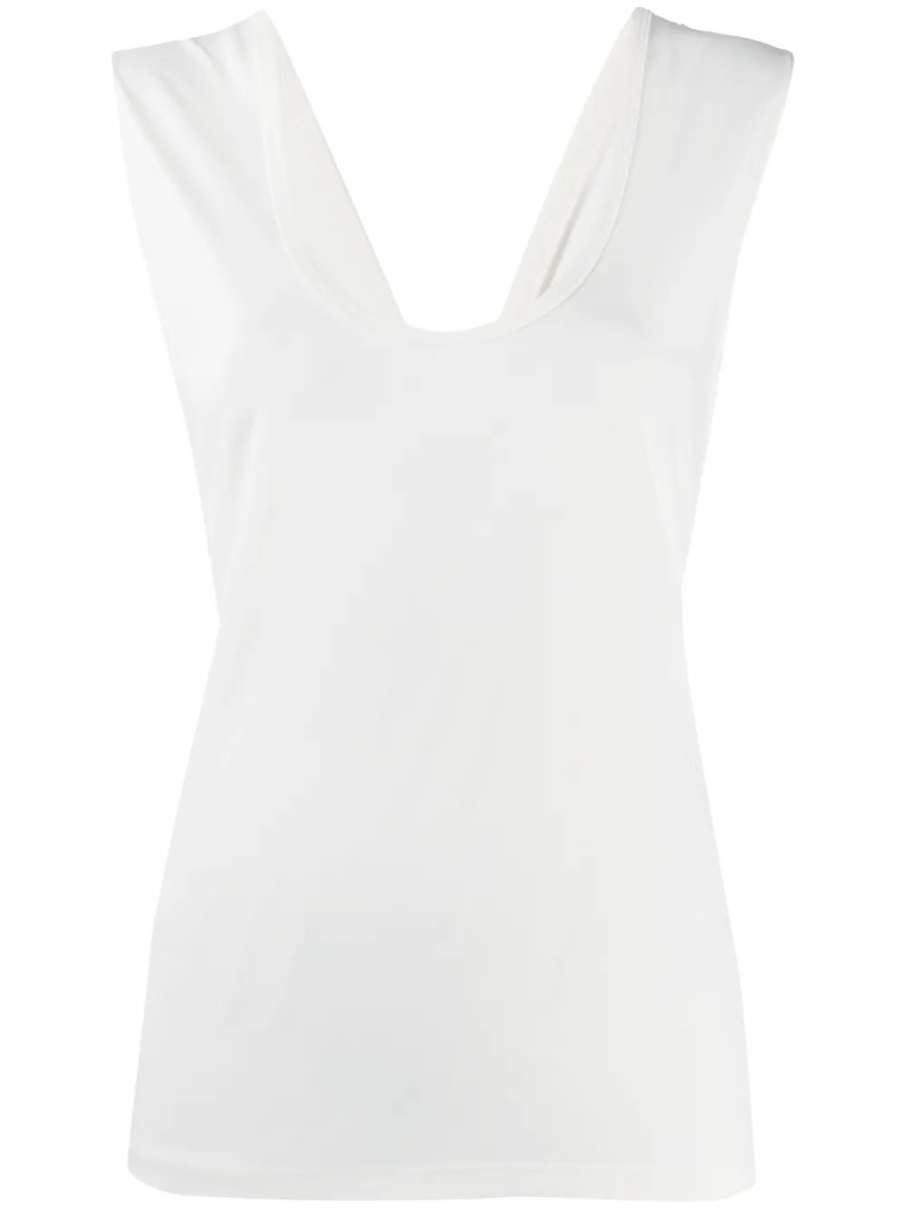 Helmut Lang twist strap vest | White | Image 1