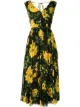 Image 1 of Carolina Herrera floral-print midi dress