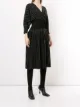 Proenza Schouler knitted pinstriped V-neck midi dress