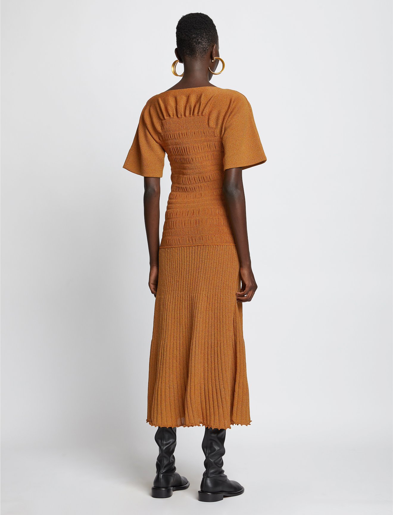 Smocked Knit Dress #2