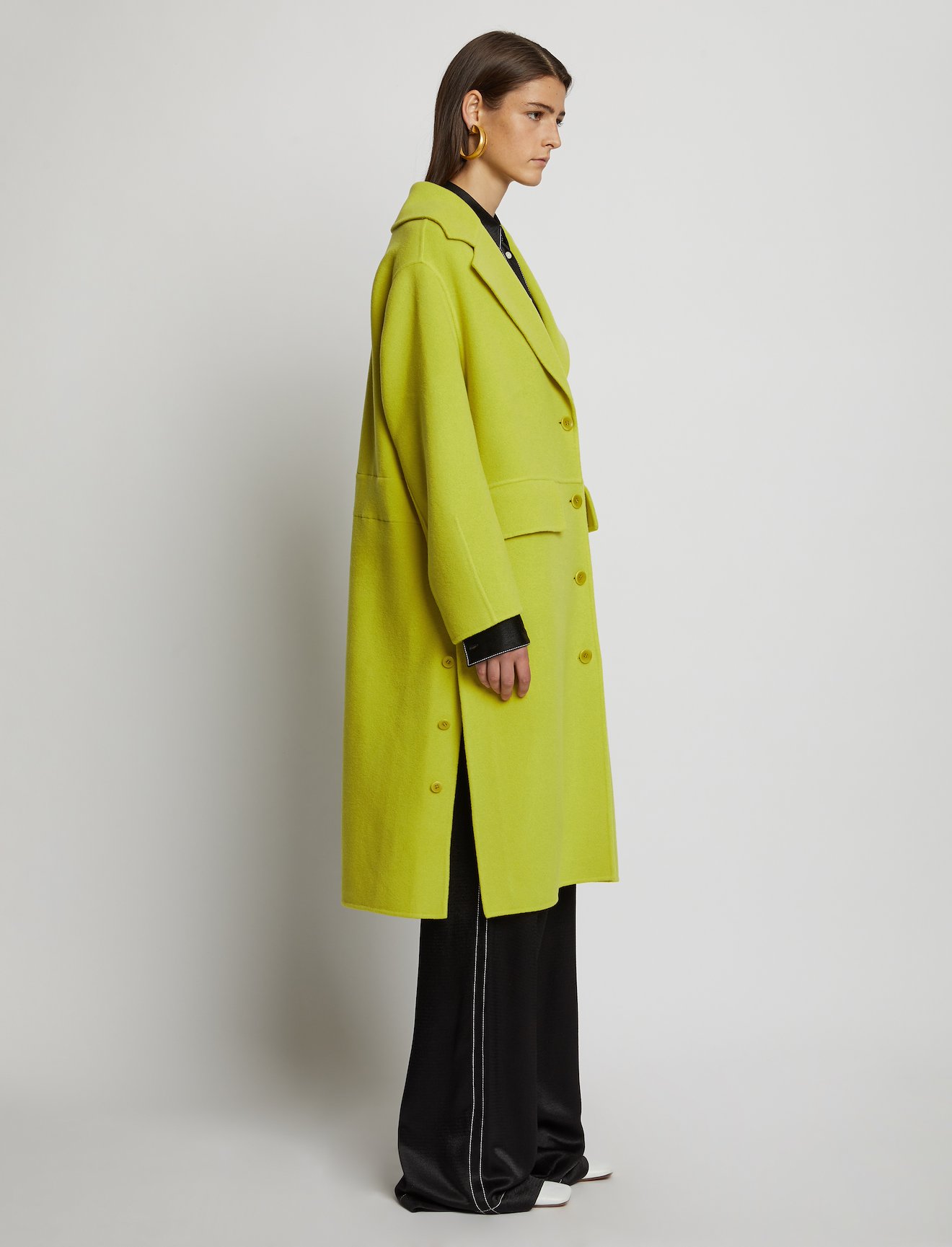 Wool Cashmere Double Face Coat #1