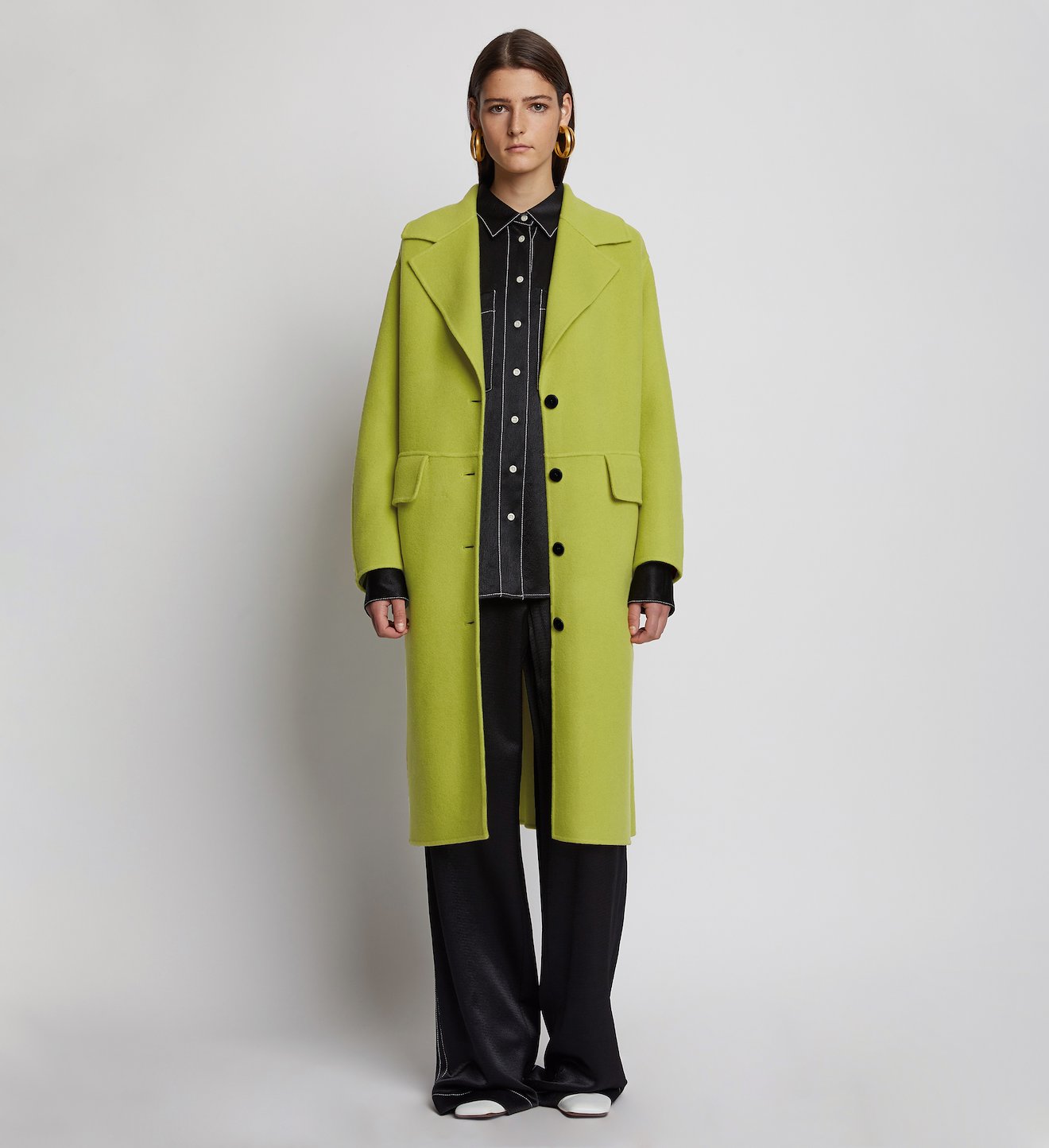 Wool Cashmere Double Face Coat