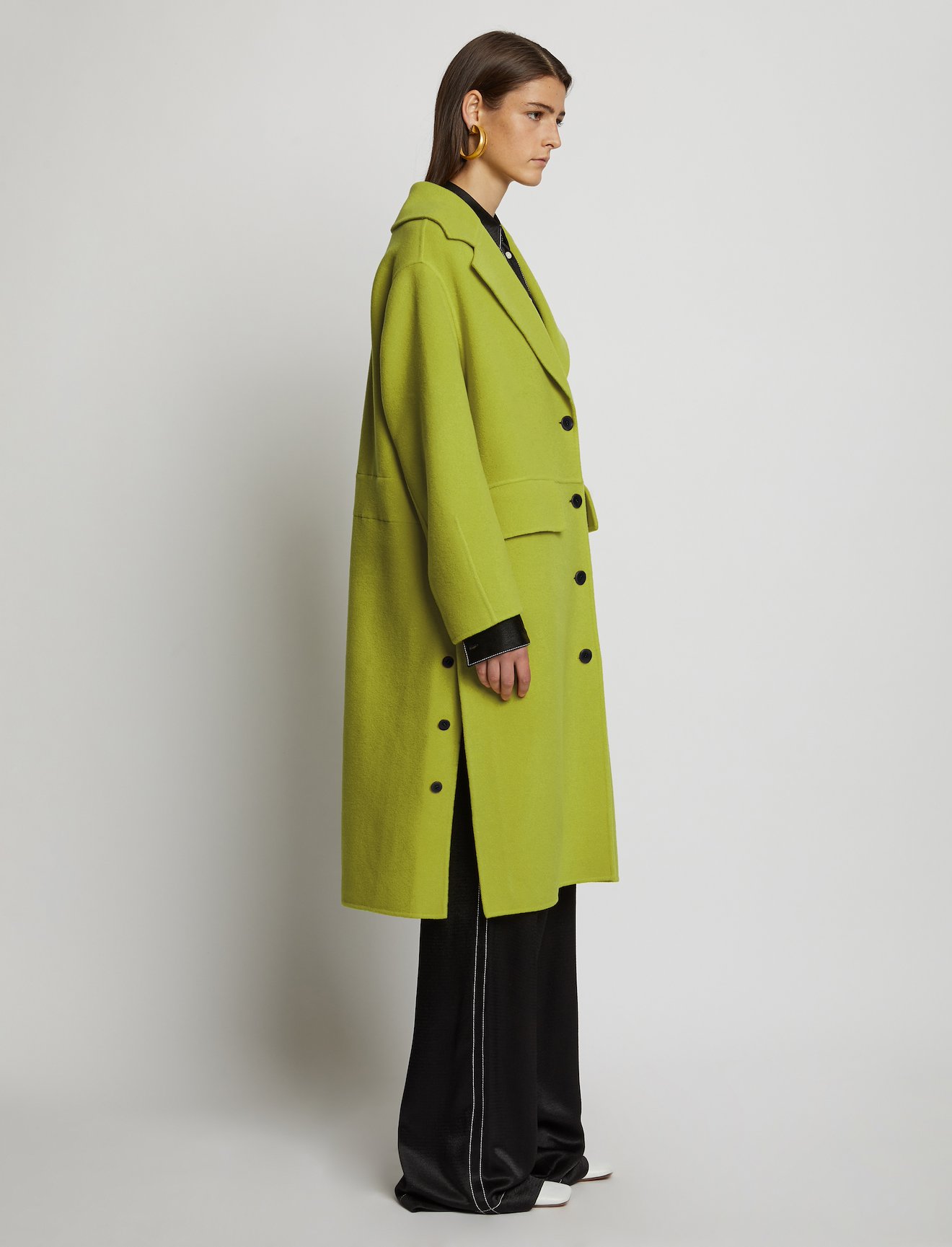 Wool Cashmere Double Face Coat #1