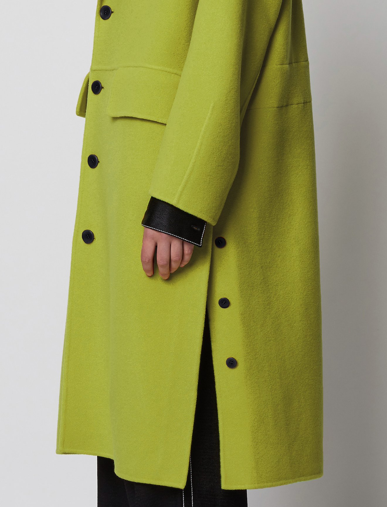 Wool Cashmere Double Face Coat #3